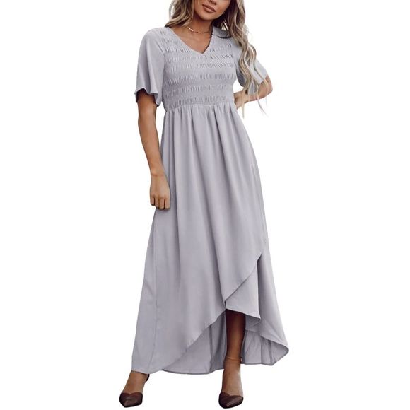 Zattcas Dresses & Skirts - Zattcas Casual Dresses for Women Maxi Dresses Long Dress for Women Grey X-Large